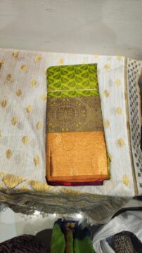 Light Green Grand Wedding Saree – Salem Erode Soft Silk Saree with Blouse – ₹2600