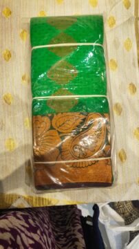 Green Grand Wedding Saree – Salem Erode Soft Silk Saree with Blouse ₹2600