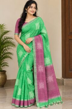 Pure Cotton Saree - Women's Best Collection- Code-SM00004